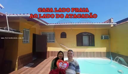 Casa para Venda em Cabo Frio, Unamar (Tamoios), 3 dormitórios, 1 suíte, 2 banheiros, 1 vaga