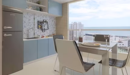 'Apartamento 1 Quarto  à Venda no Bairro Ocian , Praia Grande - Prioximo ao Mar Imobiliaria Consulte Imóveis'