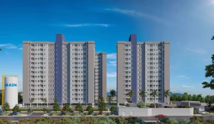 Jasmim Residence | Construtora ADN | Construção | 50 metros | 02 dormitórios | suíte | varanda | 01 vaga