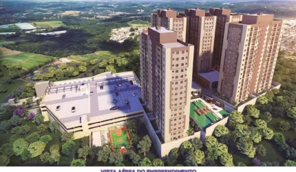 Allegrare Home Resort | Construtora P4 | 49 metros | 02 dormitórios | varanda | 01 vaga
