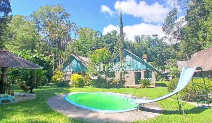 Chácara com 2 Chalés à venda, 3357 m² por R$ 550.000 - Lumiar - Nova Friburgo/RJ