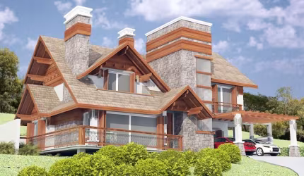 Casa com 4 quartos à venda na Rua Das Alfazemas, 329, Bavaria, Gramado por R$ 3.380.000