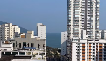 Cobertura  duplex  127m2  | 3 dorms | 1 suíte | 4banheiros | 2 vagas , prédio com lazer no Boqueirão em Santos