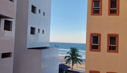 Apartamento 02 dormitorios, frente mar