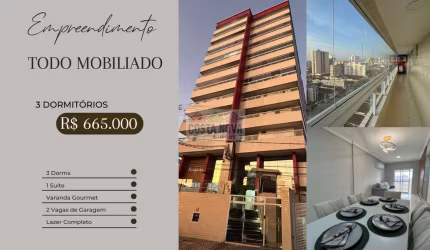 Apartamento á venda com 100m² e 3 quartos, sendo 1 suíte com 2 banheiros no bairro Aviação