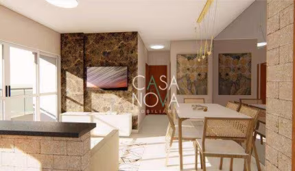 Apartamento com 2 dormitórios à venda, 59 m² por R$ 570.000,00 - Marapé - Santos/SP