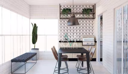 Apartamento com 1 dormitório à venda, 54 m² por R$ 745.000,00 - Boqueirão - Santos/SP