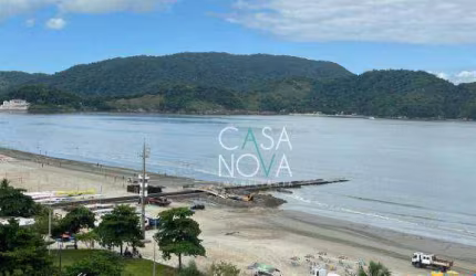 Apartamento com 1 dormitório para alugar, 80 m² por R$ 3.800,00/mês - Aparecida - Santos/SP