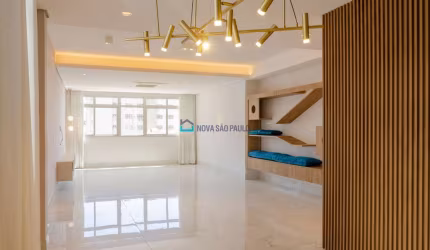 Apartamento na Vila Mariana, com 170m2, 03 dormitórios ,03 suítes, 03 vagas sala para vários  ambien