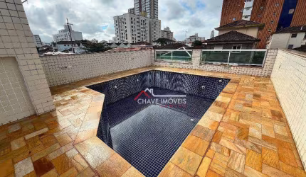 Sobrado com 4 dormitórios, 410 m² - venda por R$ 2.605.000,00 ou aluguel por R$ 15.000,00/mês - Campo Grande - Santos/SP