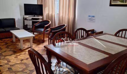 Apartamento com 2 dormitórios à venda, 118 m² por R$ 610.000,00 - Gonzaga - Santos/SP