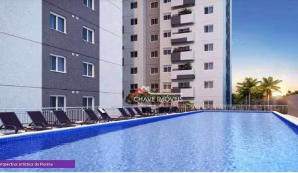 Apartamento com 2 dormitórios à venda, 42 m² por R$ 343.786,74 - Jabaquara - Santos/SP