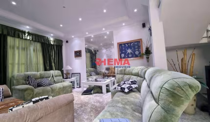 Sobrado com 4 dormitórios à venda, 210 m² por R$ 1.065.000,00 - Estuário - Santos/SP