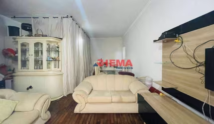 Apartamento com 2 dormitórios à venda, 96 m² por R$ 550.000,00 - Pompéia - Santos/SP