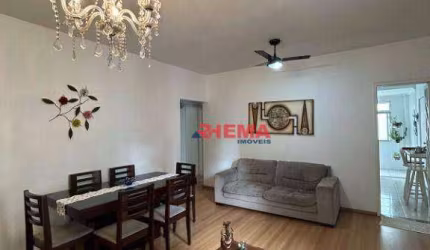 Apartamento com 2 dormitórios à venda, 116 m² por R$ 640.000,00 - Embaré - Santos/SP