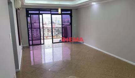 Apartamento com 3 dormitórios para alugar, 147 m² por R$ 6.300,00/mês - Aparecida - Santos/SP