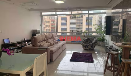 Apartamento com 3 dormitórios para alugar, 137 m² por R$ 7.900,02/mês - Gonzaga - Santos/SP