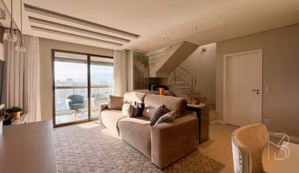 Cobertura duplex com 3 suítes e 100% Mobiliado à Venda!