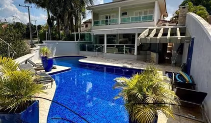Casa para alugar em Sorocaba, Condomínio Rancho Dirce, com 5 suítes, com 790 m²