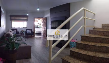 Lindo Sobrado com Sacada e Área Gourmet! com 3 dormitórios à venda, 140 m² por R$ 460.000 - Residencial Dalla Rosa - Taubaté/SP