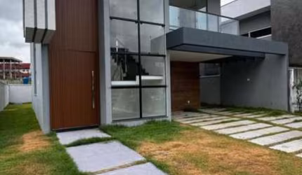 Casa para Venda em Camaçari, Cascalheiras, 4 dormitórios, 4 suítes, 1 banheiro, 3 vagas