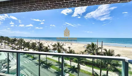 FRENTE MAR! VISTA MAR 3 DORMITÓRIOS SENDO 1 SUÍTE VARANDA AMPLA, 2 VAGAS 900 MIL