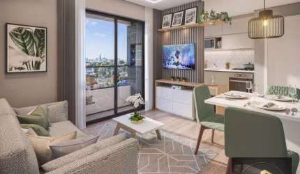 Apartamento com 2 dormitórios à venda - Água Verde - Curitiba/PR