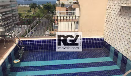 Cobertura com 3 dormitórios à venda, 176 m² por R$ 1.390.000,00 - Jardim das Conchas - Guarujá/SP