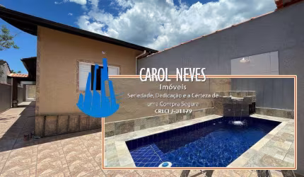 CASA NOVA 2 DORMITÓRIOS 1 SUÍTE PISCINA FINANCIAMENTO BANCÁRIO MONGAGUÁ