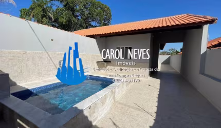 CASA NOVA 2 DORMITÓRIOS 1 SUÍTE FINANCIAMENTO BANCÁRIO LOTY ITANHAÉM