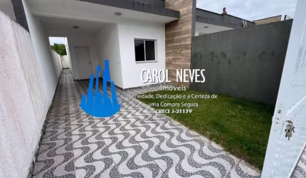 CASA 2 DORMITORIOS LADO PRAIA JARDIM CARAMINGUAVA FINANCIAMENTO PERUIBE