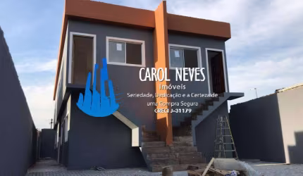 CASA SOBREPOSTA NOVA 2 DORMITÓRIOS SUÍTE FINANCIAMENTO BANCÁRIO ITANHAÉM
