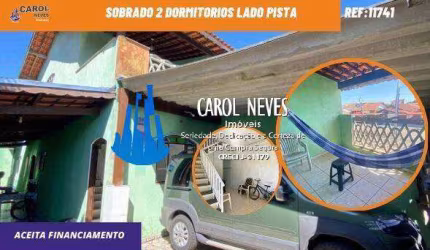SOBRADO 2 DORMITORIOS LADO PISTA FINANCIAMENTO BANCÁRIO MONGAGUÁ