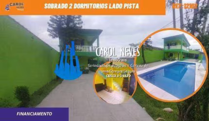 SOBRADO 2 DORMITORIOS LADO PISTA FINANCIAMENTO BANCARIO MONGAGUA