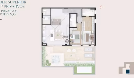 Garden de 3 dormitórios, 3 vagas no ATLAN