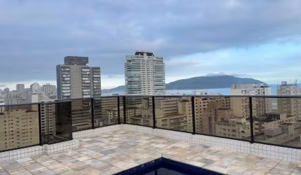 Cobertura com 3 dorms, Gonzaga, Santos - R$ 2.73 mi, Cod: 2107