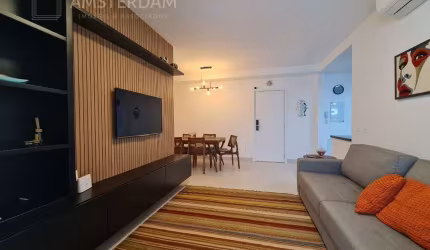 Apartamento novo pé na areia à venda na Riviera de São Lourenço no módulo 7