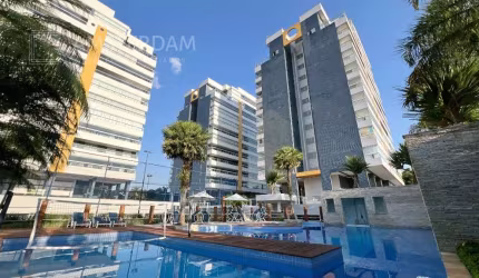 APARTAMENTO MOBILIADO NO INDAIÁ HOME CLUB COM 2 QUARTOS EM BERTIOGA COM VISTA AO MAR