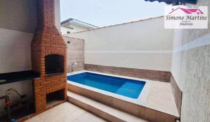 Casa com 2 dormitórios à venda, 70 m² por R$ 420.000 - Balneario Itagui - Mongaguá/SP