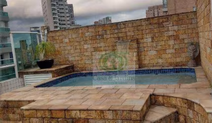 Cobertura 3 dormitórios à venda, 300 m²  - Gonzaga - Santos/SP