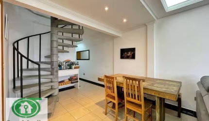 Cobertura com 2 dormitórios, 77 m² - venda por R$ 830.000,00 ou aluguel por R$ 5.194,00/mês - Ponta da Praia - Santos/SP