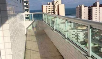 Cobertura com 3 dormitórios à venda, 167 m² por R$ 1.000.000,00 - Vila Guilhermina - Praia Grande/SP