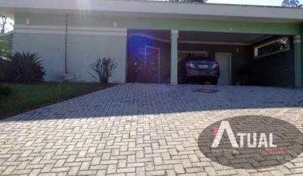 Casa a venda em Condomínio Porto de Atibaia P. 24 horas - B. Guaxinduba