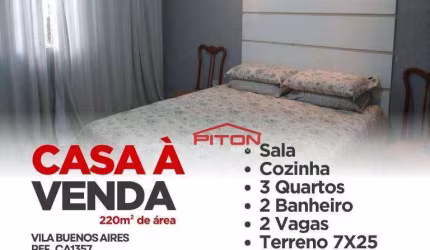 Casa  - Vila Buenos Aires - São Paulo/SP