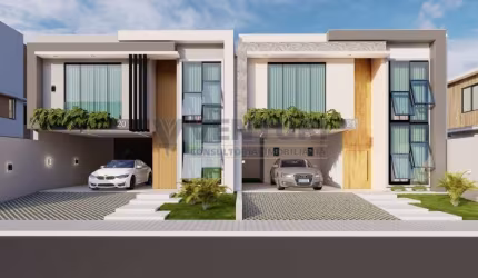 Casa em condomínio fechado com 3 quartos à venda na Rua Pedro Gapski Filho, 503, Colônia Rio Grande, São José dos Pinhais, 142 m2 por R$ 850.000