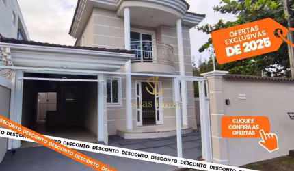 Casa com 3 dormitórios à venda, 100 m² por R$ 580.000,00 - Costa Azul - Rio das Ostras/RJ