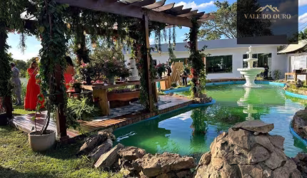 Casa com 7 dormitórios, 500 m² - venda por R$ 2.800.000 ou aluguel por R$ 12.700/mês - Condomínio Vale do Ouro - Ribeirão das Neves/MG