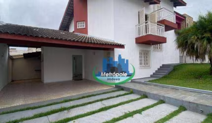 Sobrado com 3 dormitórios para alugar, 214 m² por R$ 4.787,05/mês - Vila Oliveira - Mogi das Cruzes/SP