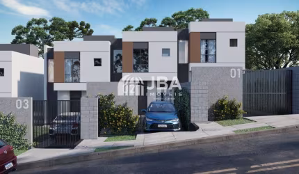 Casa com 3 quartos à venda na Rua Capitão Ismael Roxo, 287, Abranches, Curitiba, 73 m2 por R$ 479.900