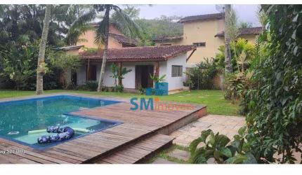 Casa com 6 dormitórios à venda, 480 m² por R$ 3.590.000,00 - Santiago - São Sebastião/SP